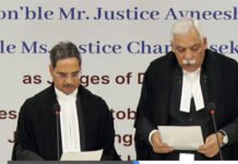 दिल्ली उच्च न्यायालय में तीन नए न्यायाधीशों ने पद की शपथ ली