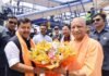 लखनऊ पहुंचे भाजपा राष्ट्रीय अध्यक्ष नितिन नवीन, सीएम योगी ने किया भव्य स्वागत,18 किमी लंबा रोड शो शुरू