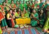 पहाड़ी गीतों संग उत्तराखंड की महिलाओं ने मनाया हरेला पर्व